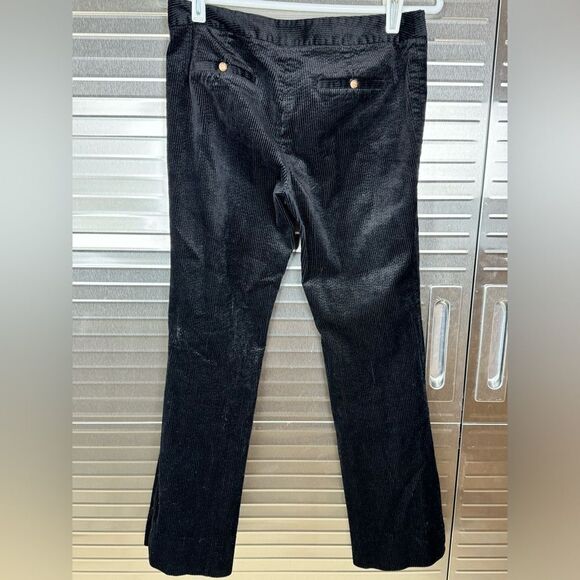 Milly of New York Black Corduroy Pants 2 - Picture 4 of 7